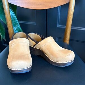 Yellow Dansko Clogs